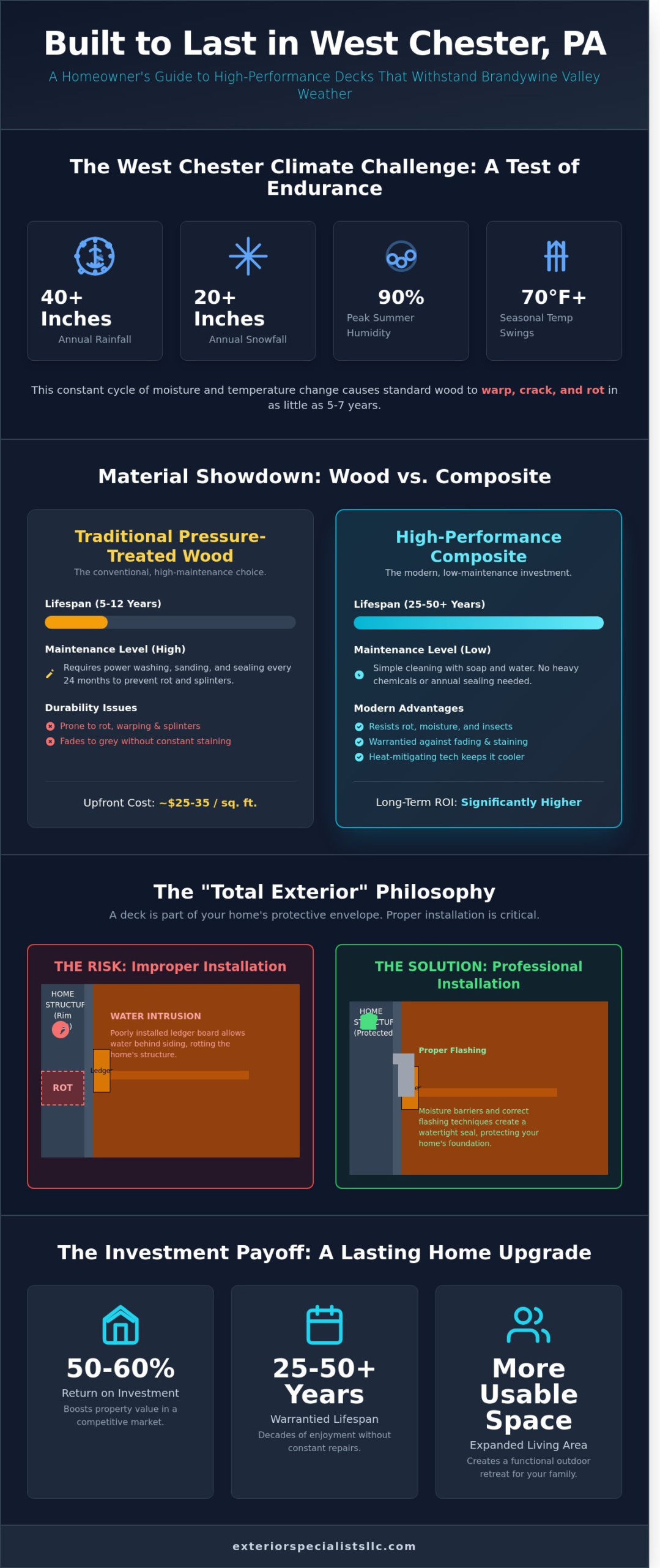 Custom Deck Builders in West Chester, PA: Engineering Your Ideal Outdoor Living Space