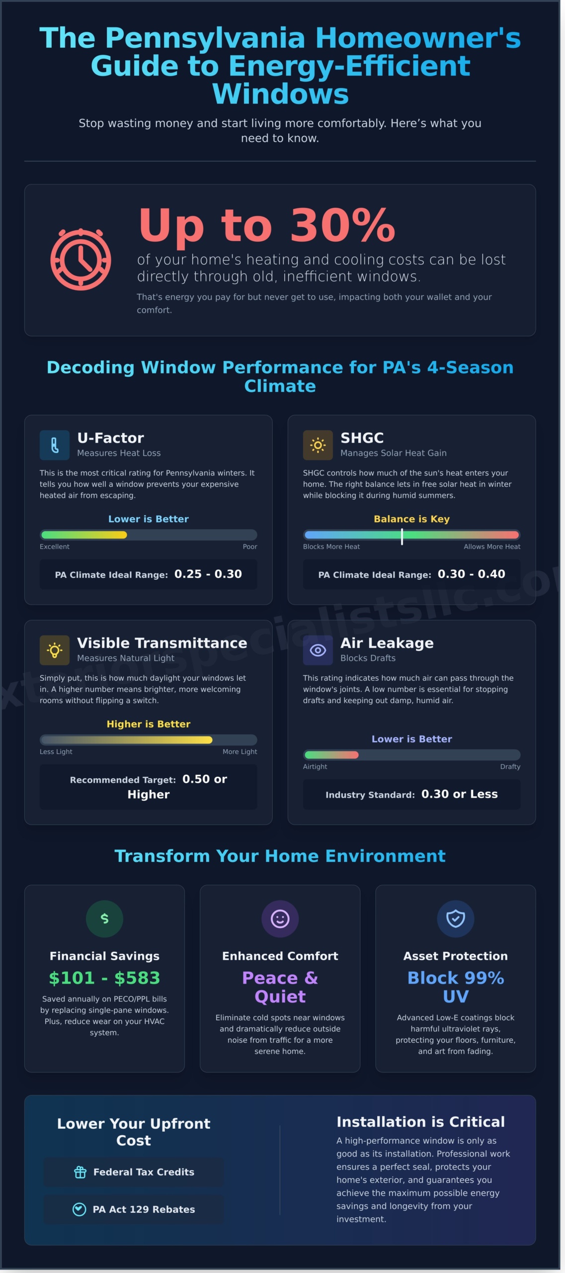 Energy Efficient Windows in Pennsylvania: The 2026 Homeowner’s Guide