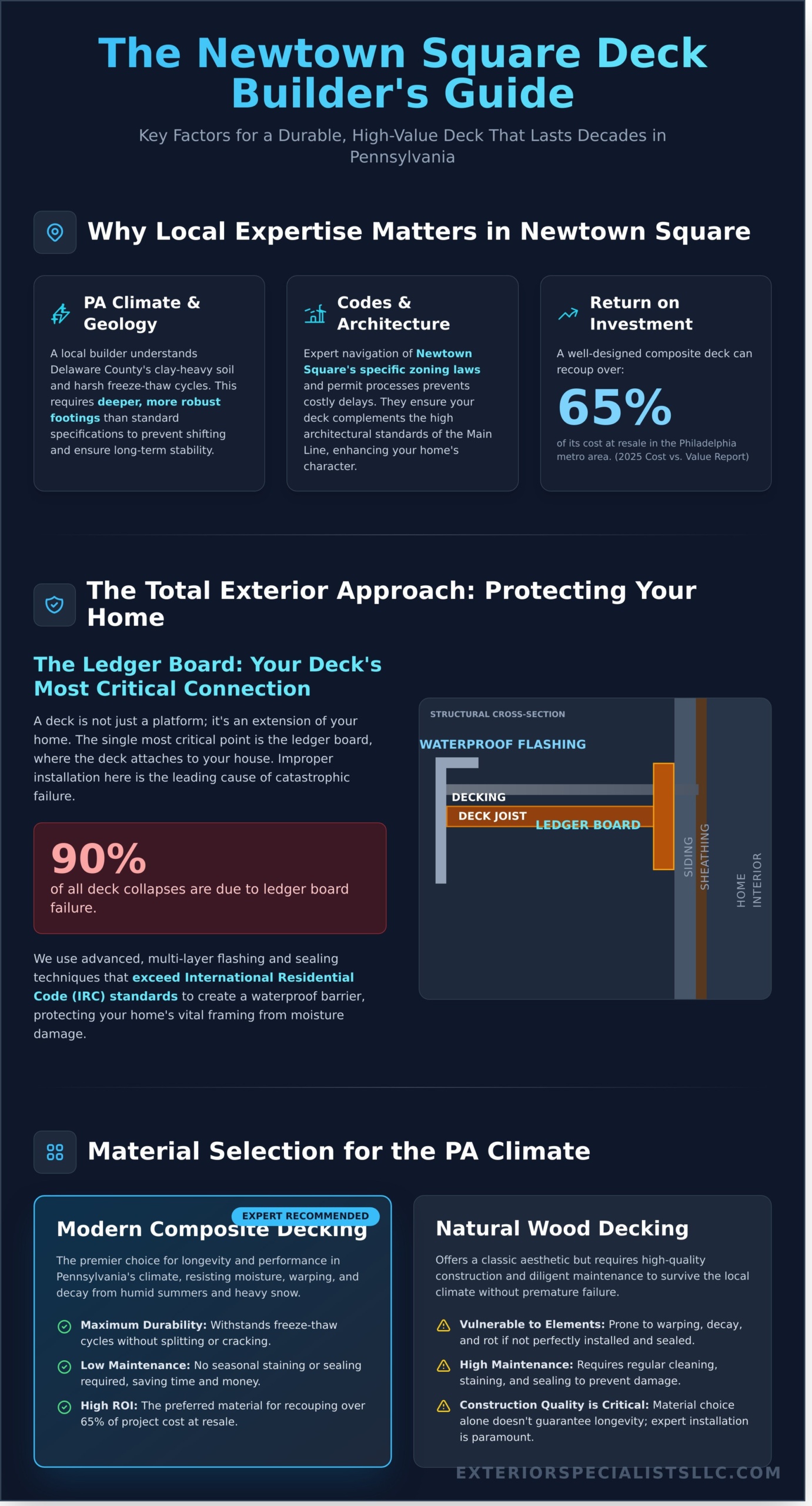 Expert Deck Builder in Newtown Square, PA: Custom Outdoor Living for 2026