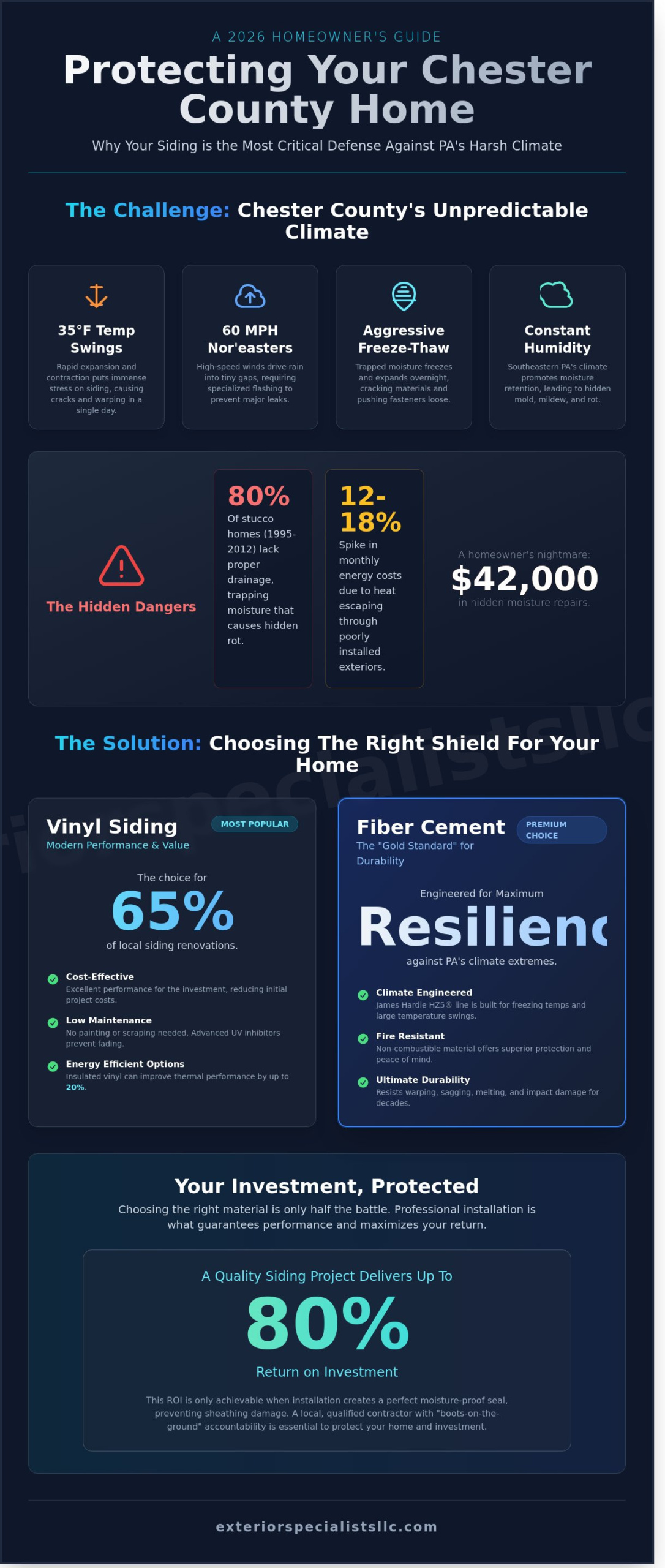 Siding Contractor Chester County PA: The 2026 Homeowner’s Buying Guide