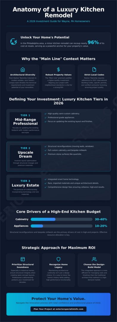 Dream Kitchen Renovation Cost in Wayne, PA: 2026 Investment Guide