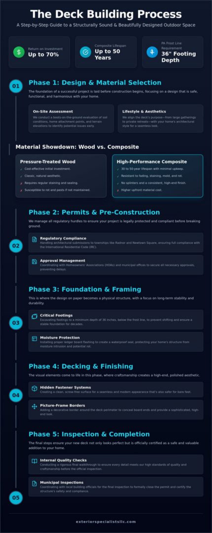 Deck Building Process from Start to Finish: The 2026 Homeowner’s Guide